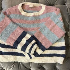 Altar'd State Pastel Striped Sweater